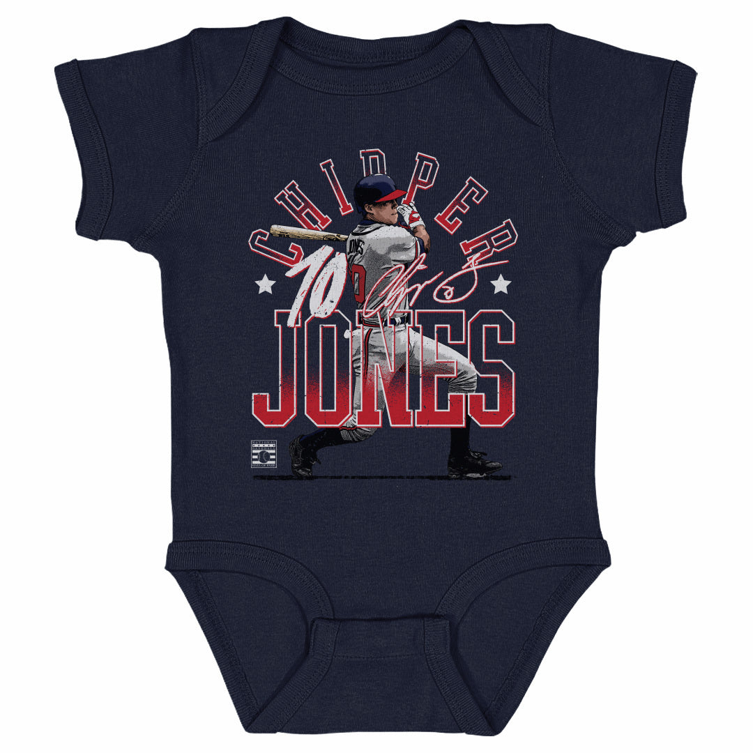 Chipper Jones Atlanta Arch WHT