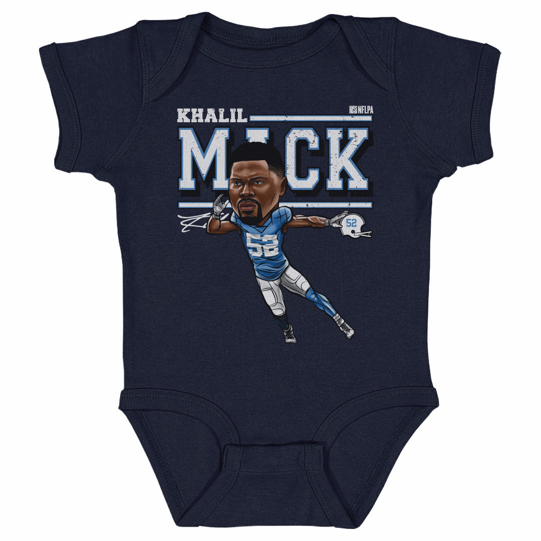 Khalil Mack Los Angeles C Cartoon WHT