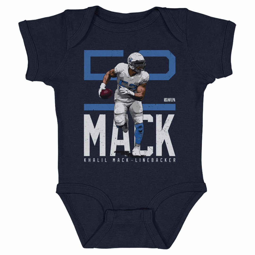 Khalil Mack Los Angeles C Bold Number WHT