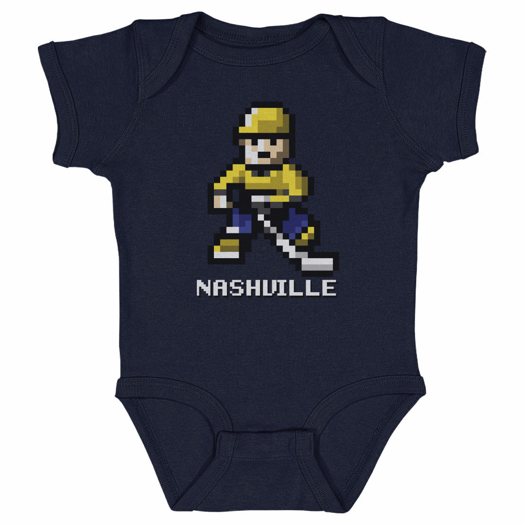 Nashville Hockey 8-bit WHT