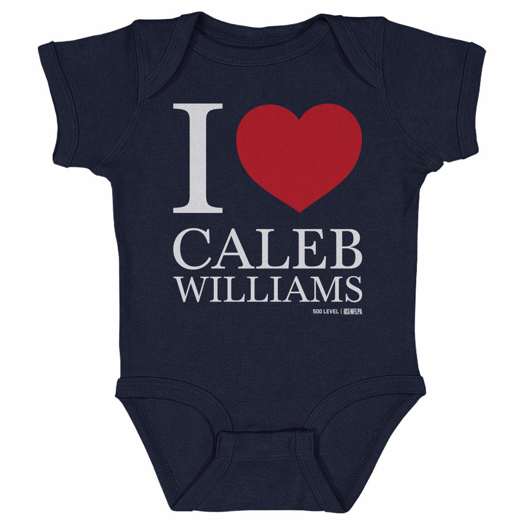 Caleb Williams Chicago I Love WHT