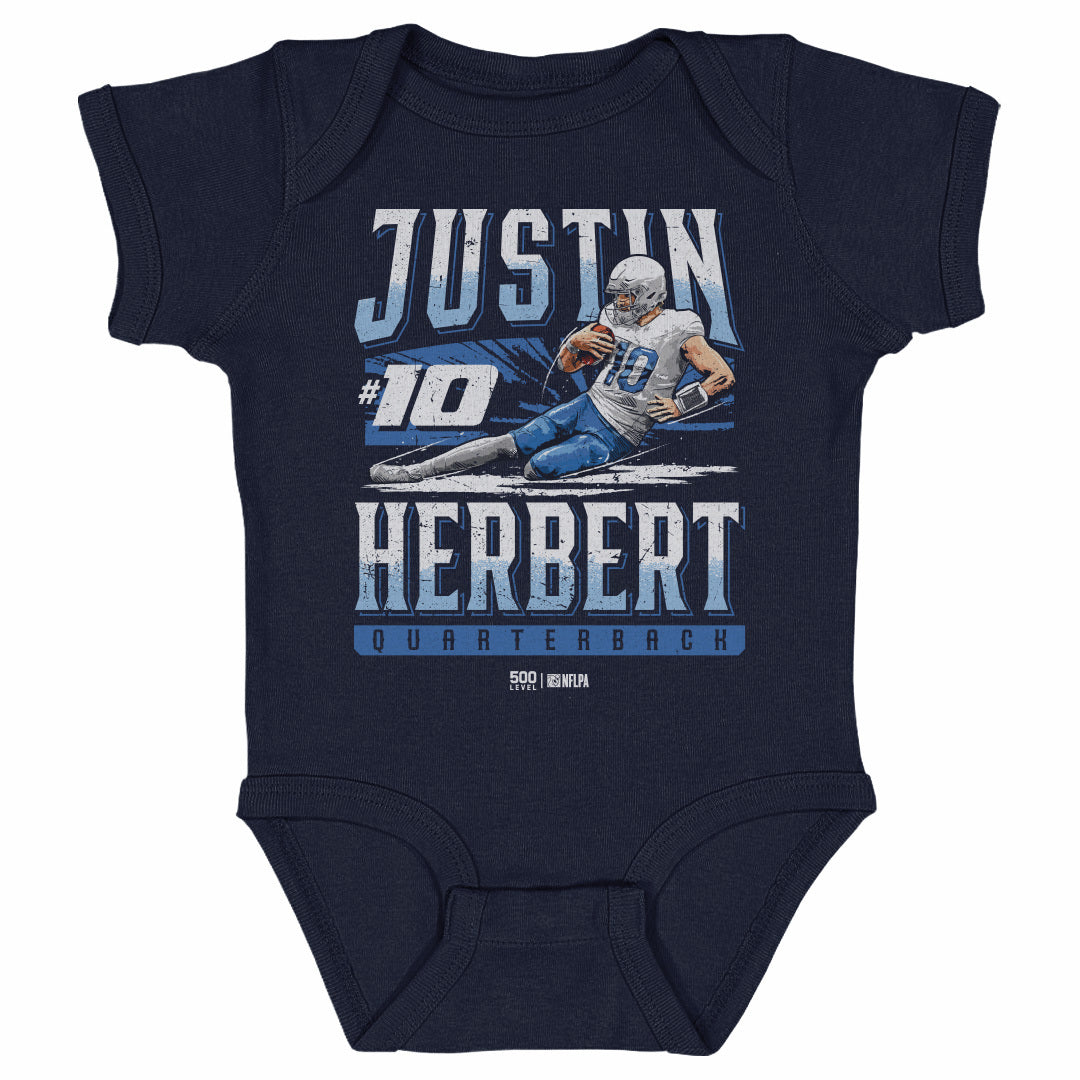 Justin Herbert Los Angeles C Slide WHT