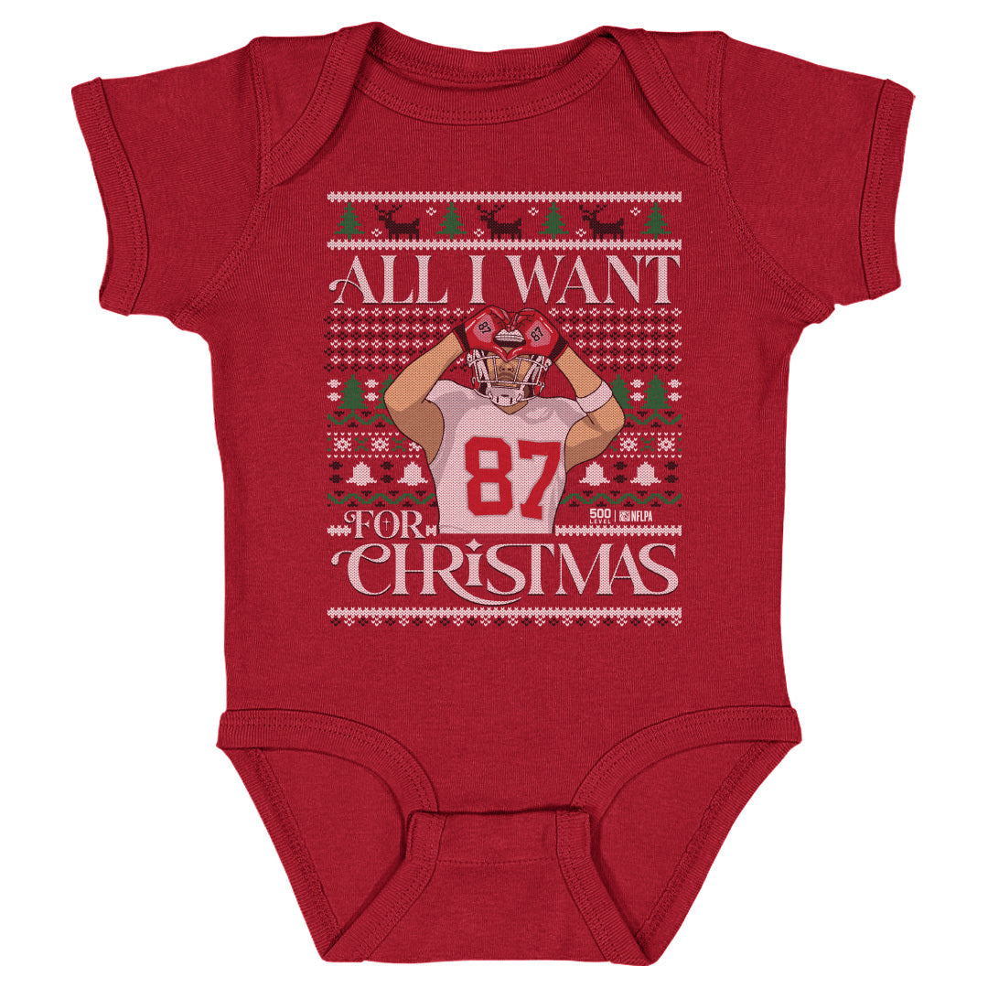 Travis Kelce Kansas City Ugly Sweater WHT