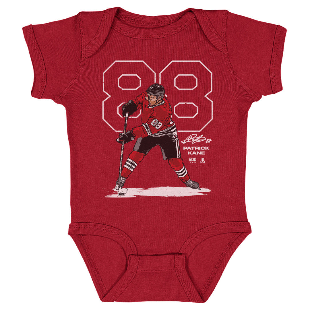 Patrick Kane Chicago Outline WHT