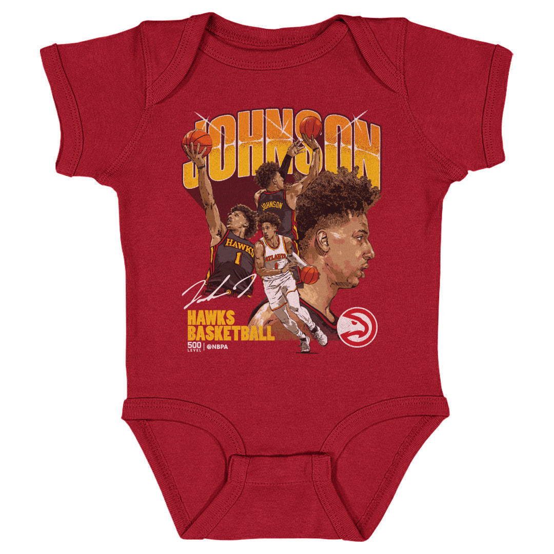 Jalen Johnson Atlanta Hawks Collage WHT