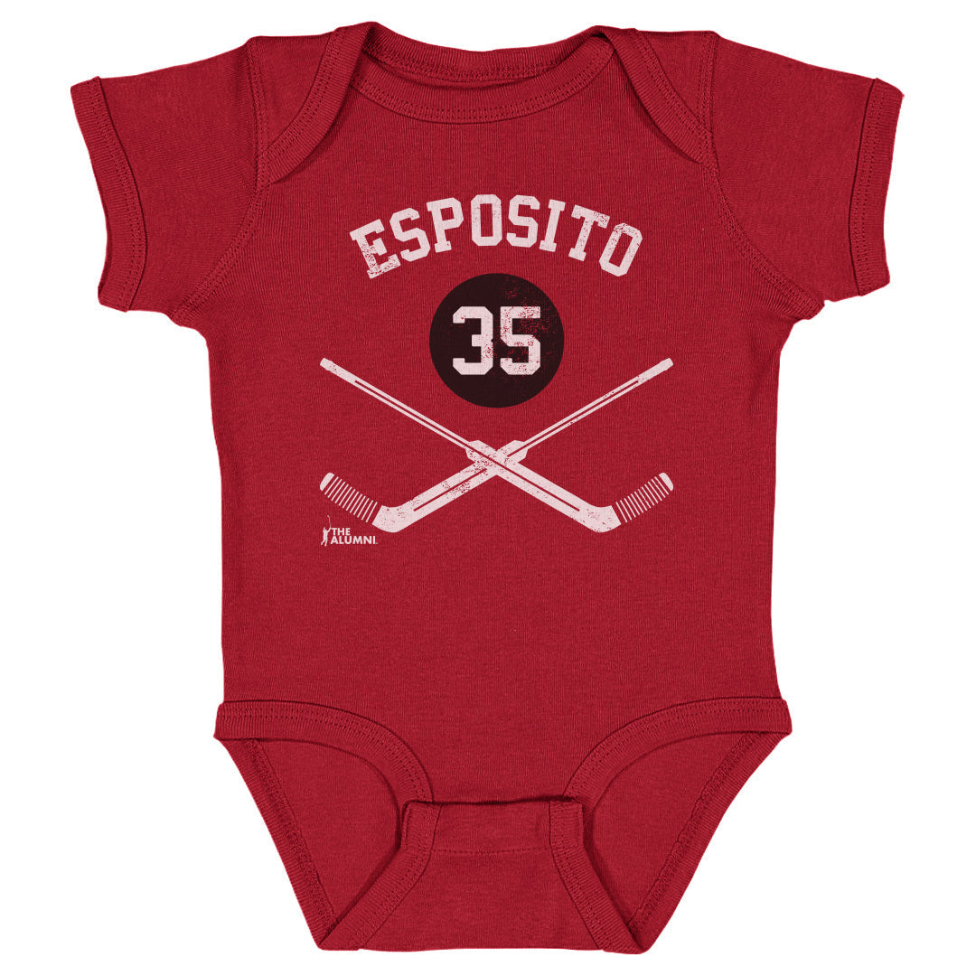 Tony Esposito Chicago 35 Goalie Sticks WHT