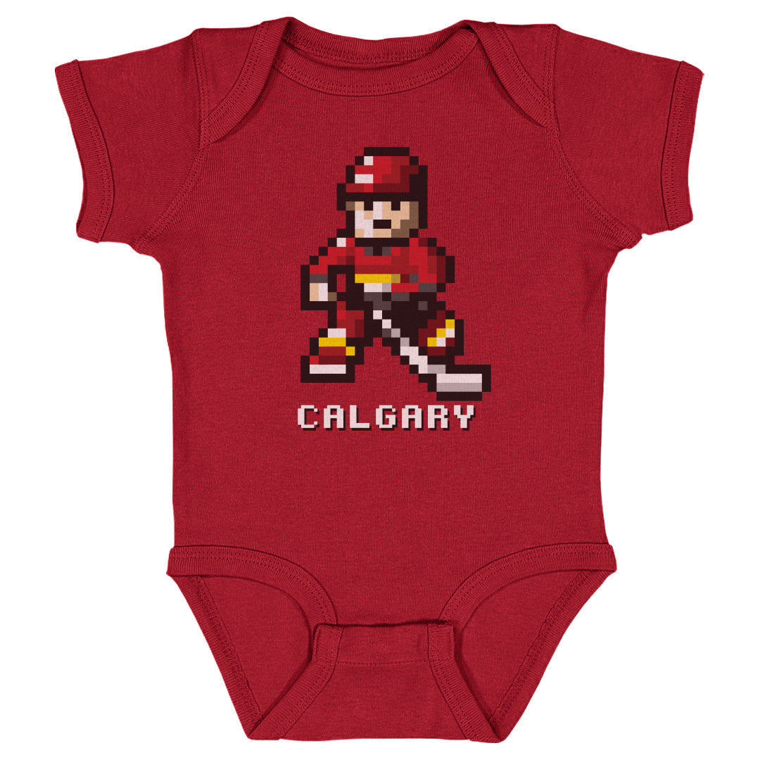 Calgary Hockey 8-bit WHT