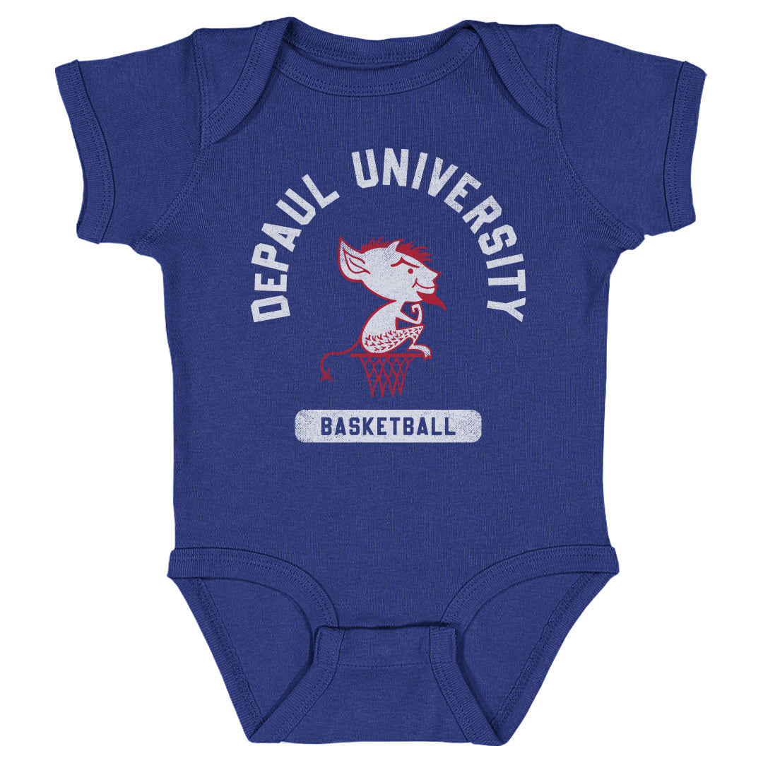 DePaul Blue Demons Mascot Basketball WHT