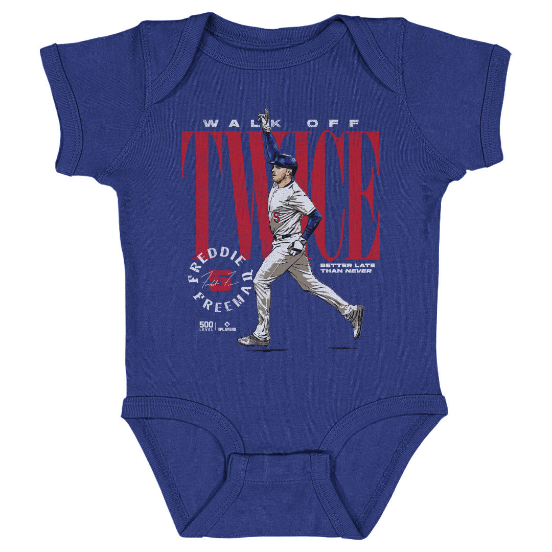 Freddie Freeman Los Angeles D Walk Off Twice WHT