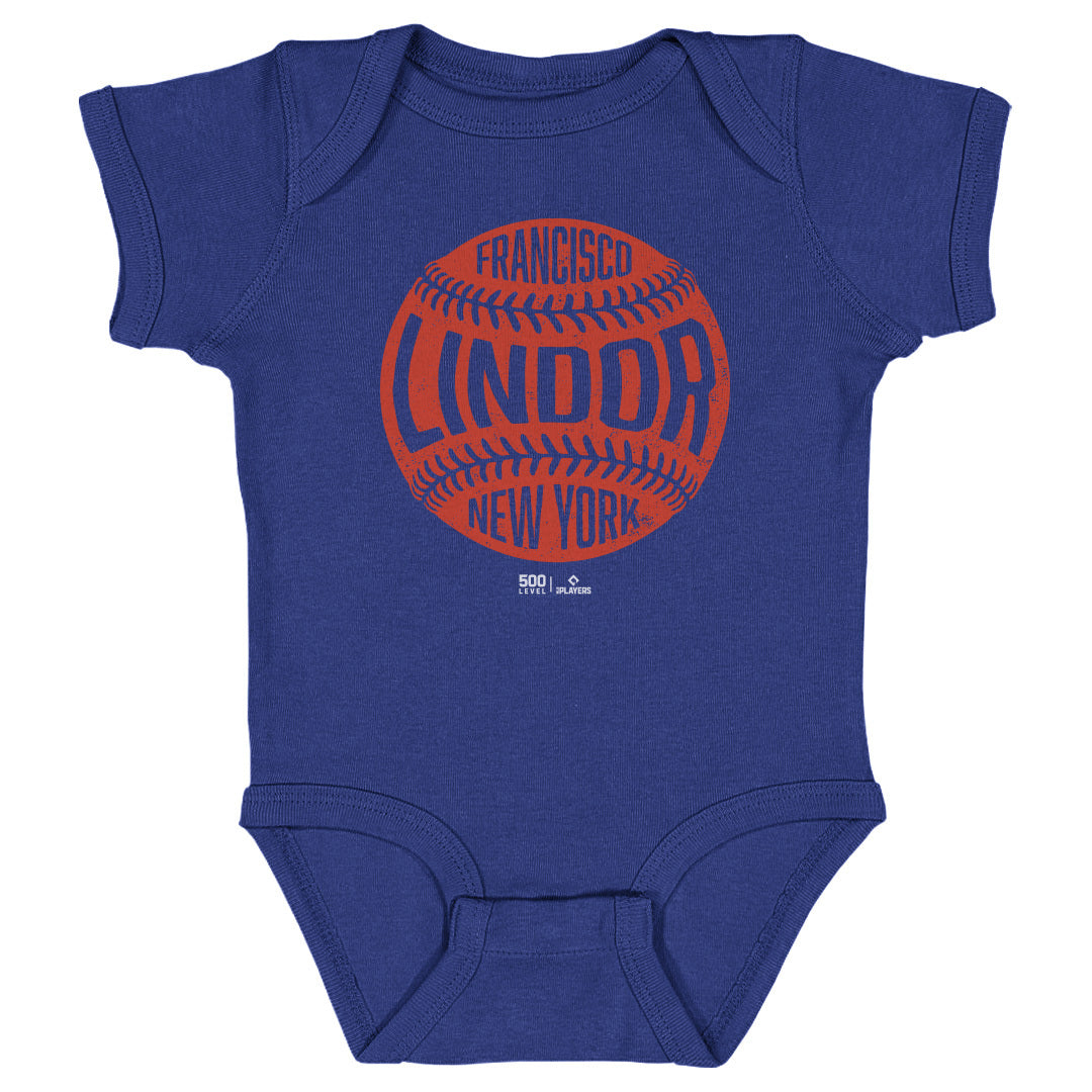 Francisco Lindor New York M Vintage Baseball WHT