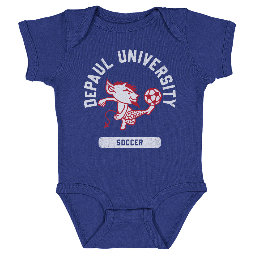 DePaul Blue Demons Mascot Soccer WHT