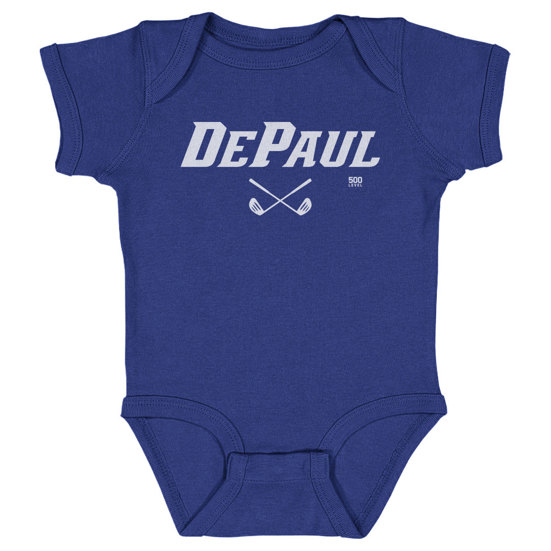 DePaul Blue Demons Golf Minimalist WHT