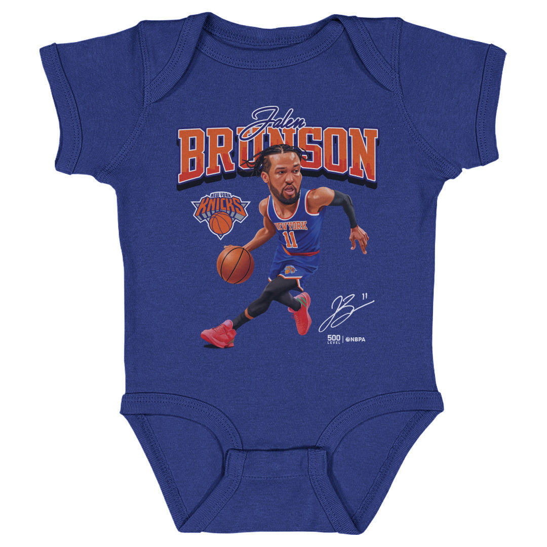 Jalen Brunson New York Knicks Caricature WHT