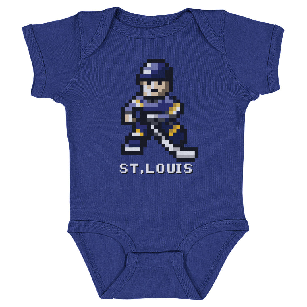 St. Louis Hockey 8-bit WHT