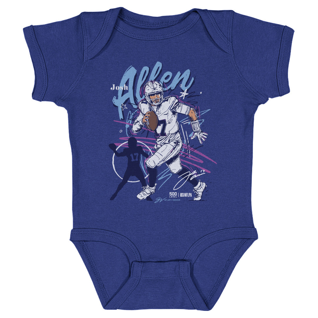 Josh Allen Buffalo Scribble WHT