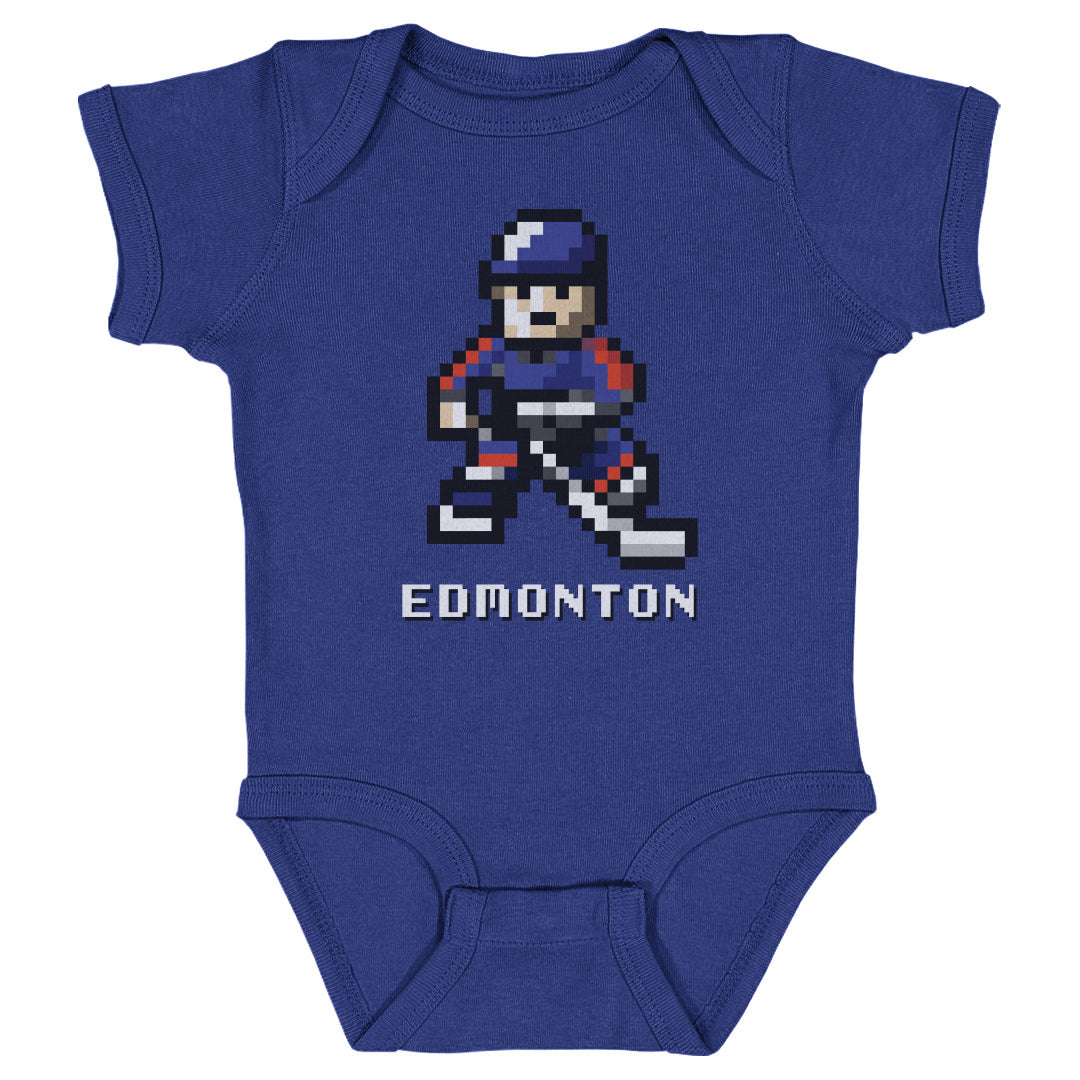 Edmonton Hockey 8-bit WHT