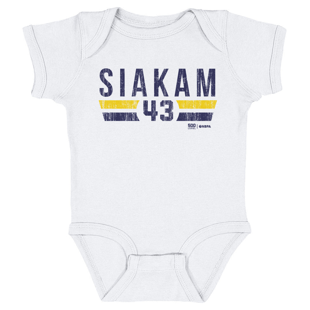 Pascal Siakam Indiana Pacers Font