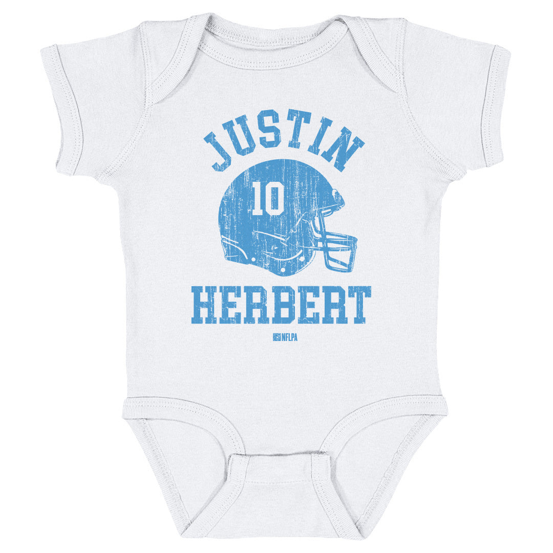 Justin Herbert Los Angeles C Helmet Font