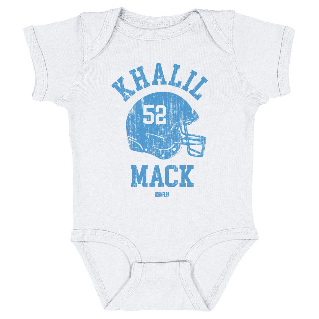Khalil Mack Los Angeles C Helmet Font