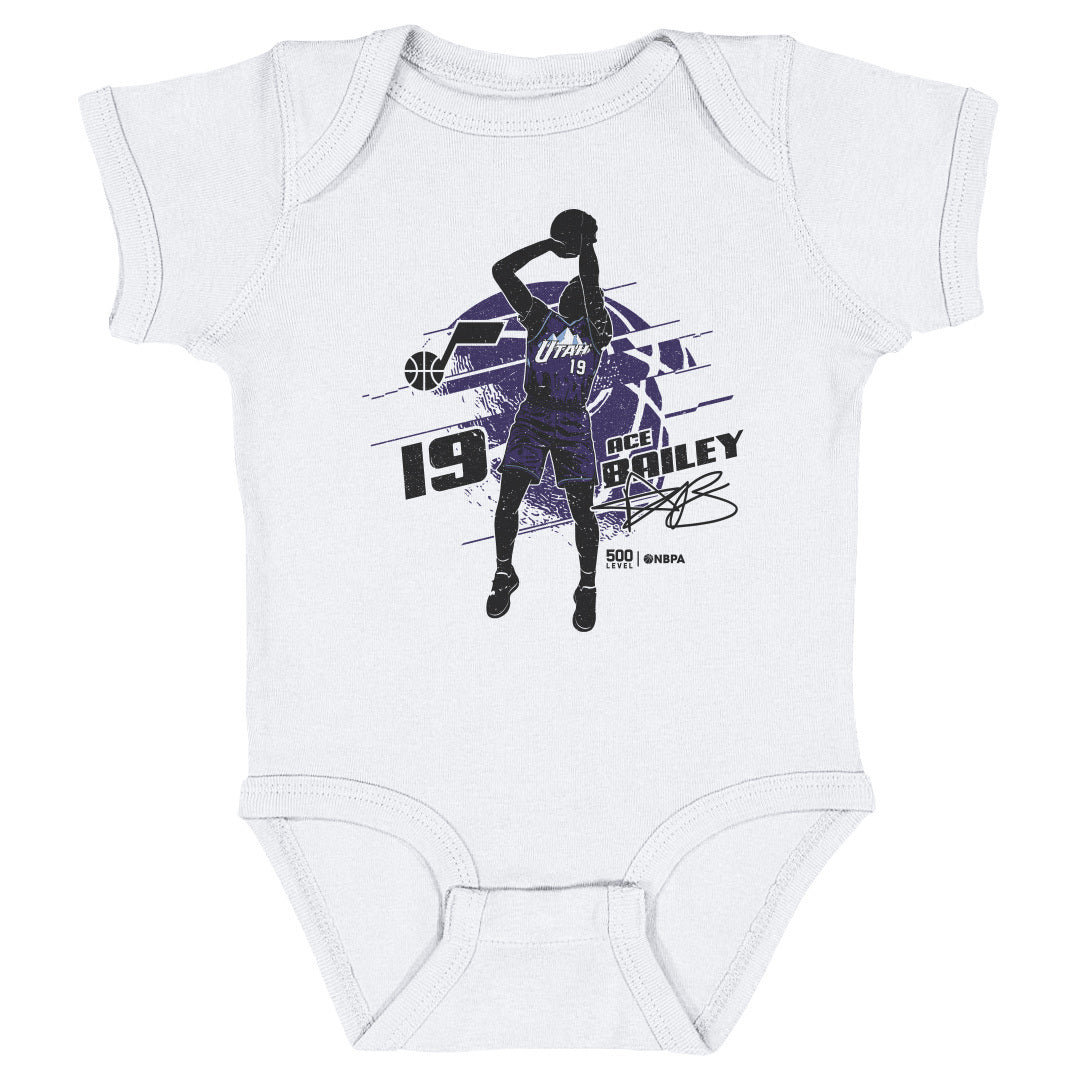 Ace Bailey Utah Jazz Silhouette