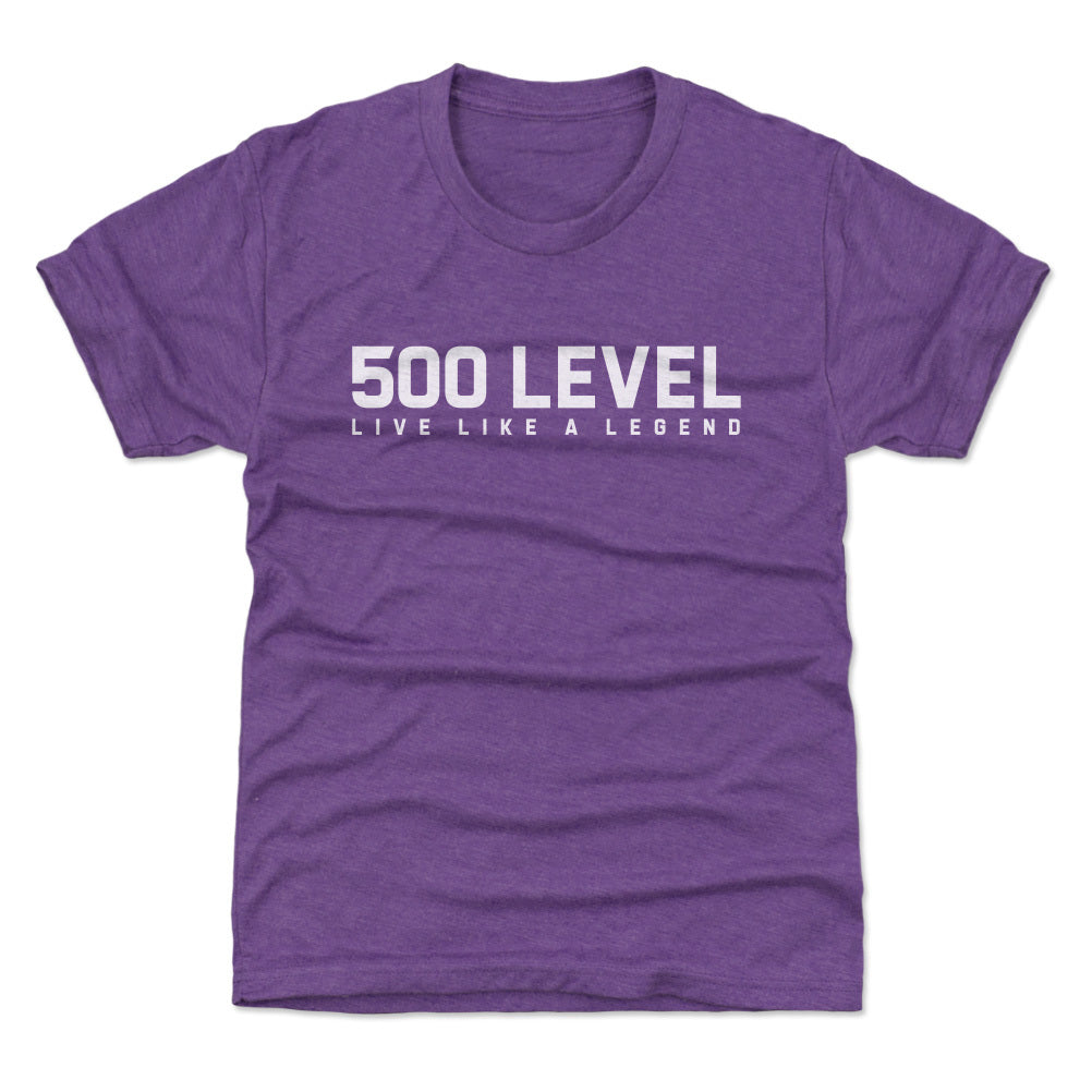 500 LEVEL Wordmark WHT
