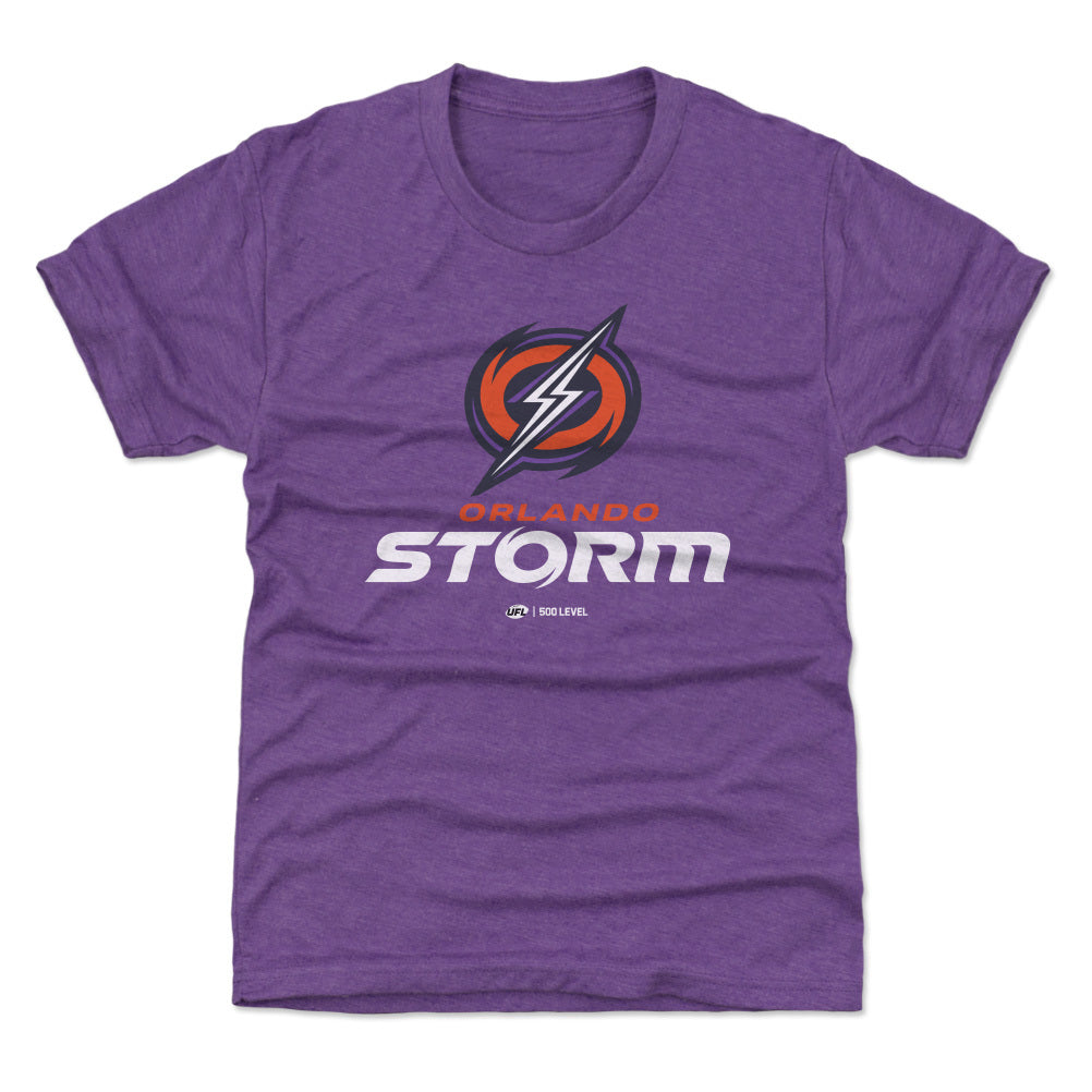 Orlando Storm Primary Logo WHT