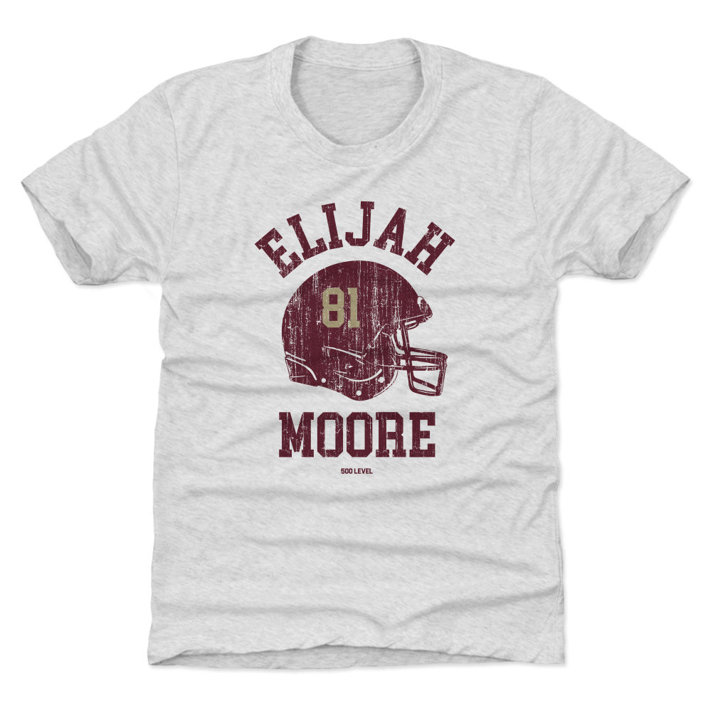 Elijah Moore College Helmet Font