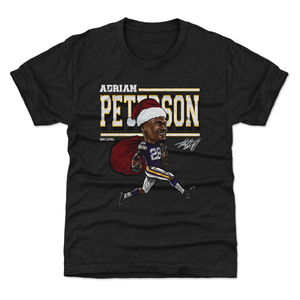 Adrian Peterson Minnesota Cartoon Santa Hat WHT