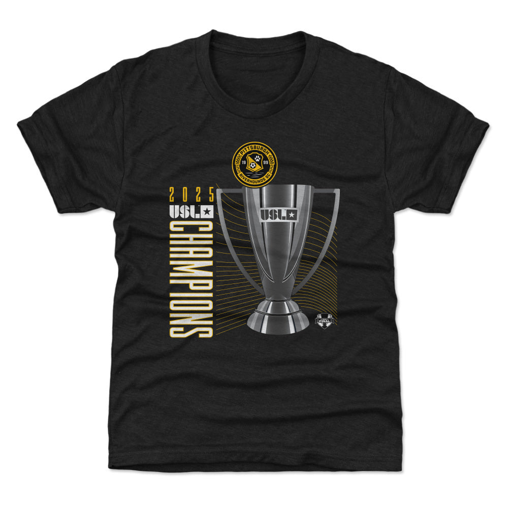 Pittsburgh Riverhounds SC 2025 USL Championship Final Champions Trophy WHT
