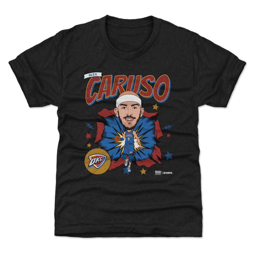 Alex Caruso Oklahoma City Thunder Caricature WHT