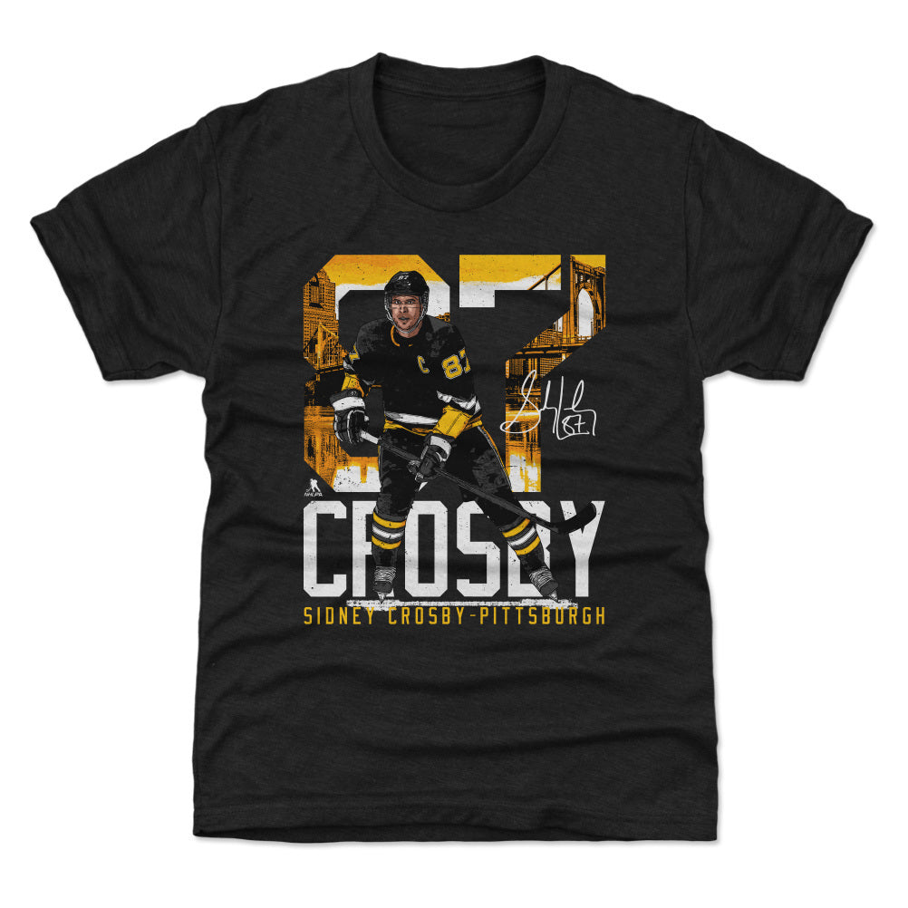Sidney Crosby Pittsburgh Landmark WHT