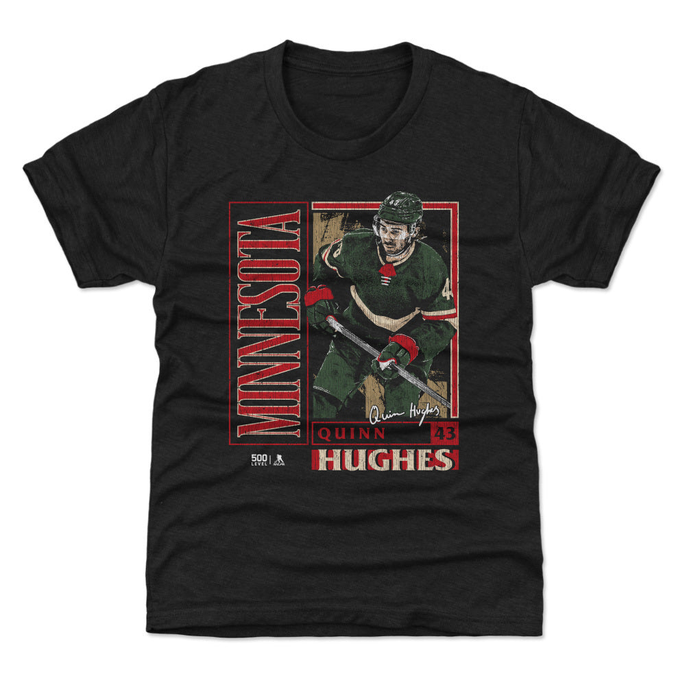Quinn Hughes Minnesota Vintage Card WHT