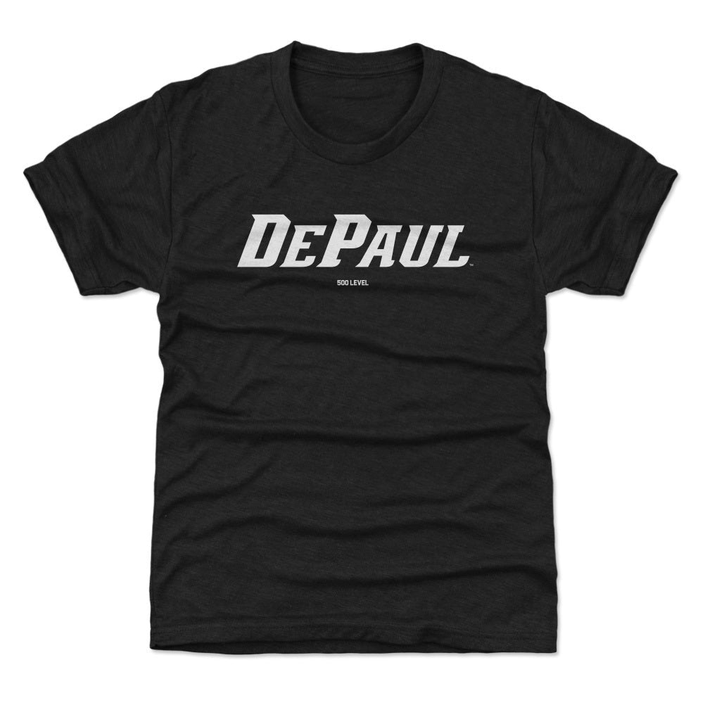DePaul Blue Demons Wordmark White WHT