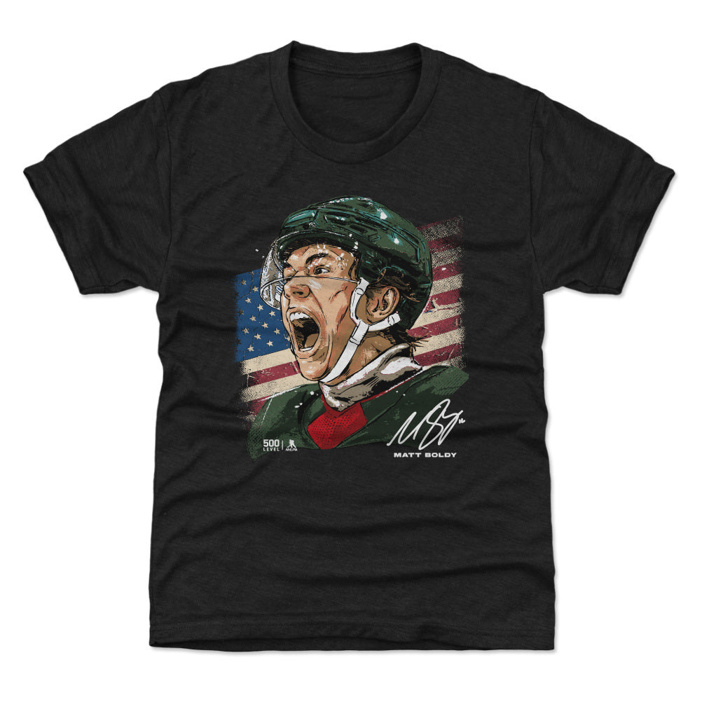 Matt Boldy Minnesota USA Portrait WHT