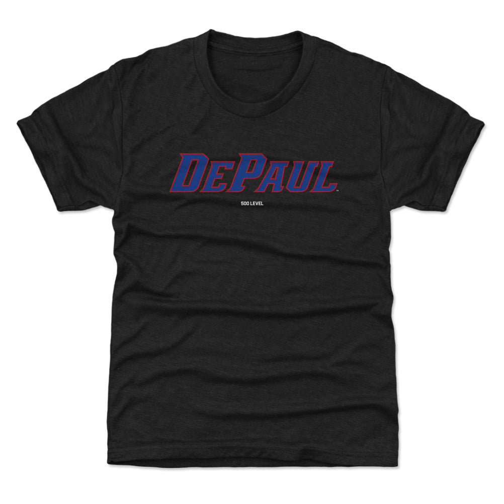 DePaul Blue Demons Wordmark WHT