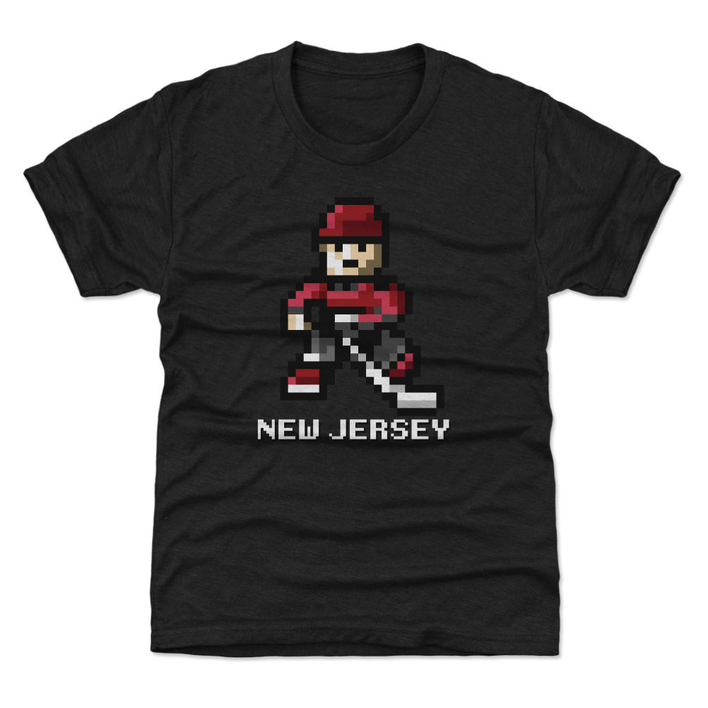 New Jersey Hockey 8-bit WHT