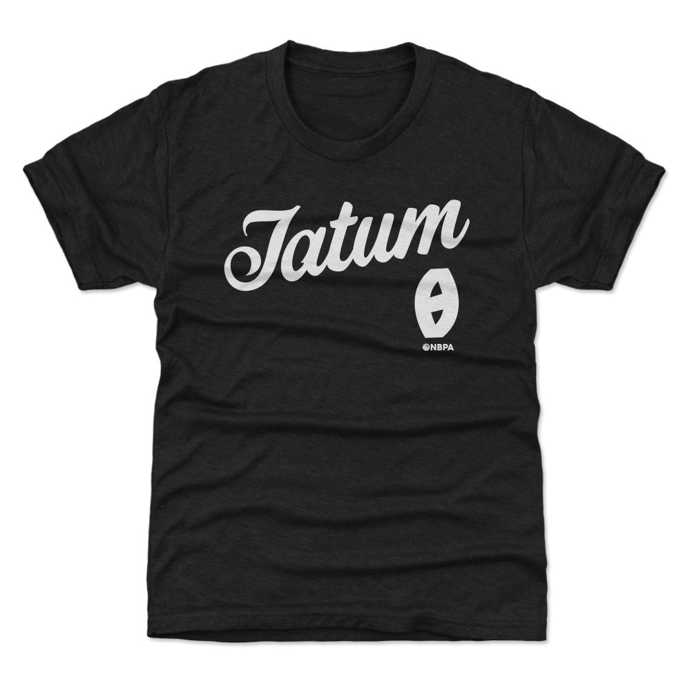 Jayson Tatum Boston Script WHT