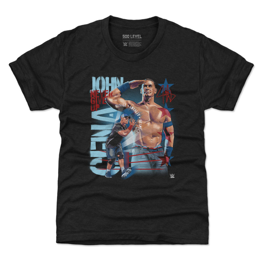 John Cena Never Give Up Salute WHT