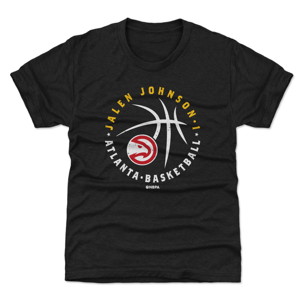 Jalen Johnson Atlanta Hawks Player Ball WHT