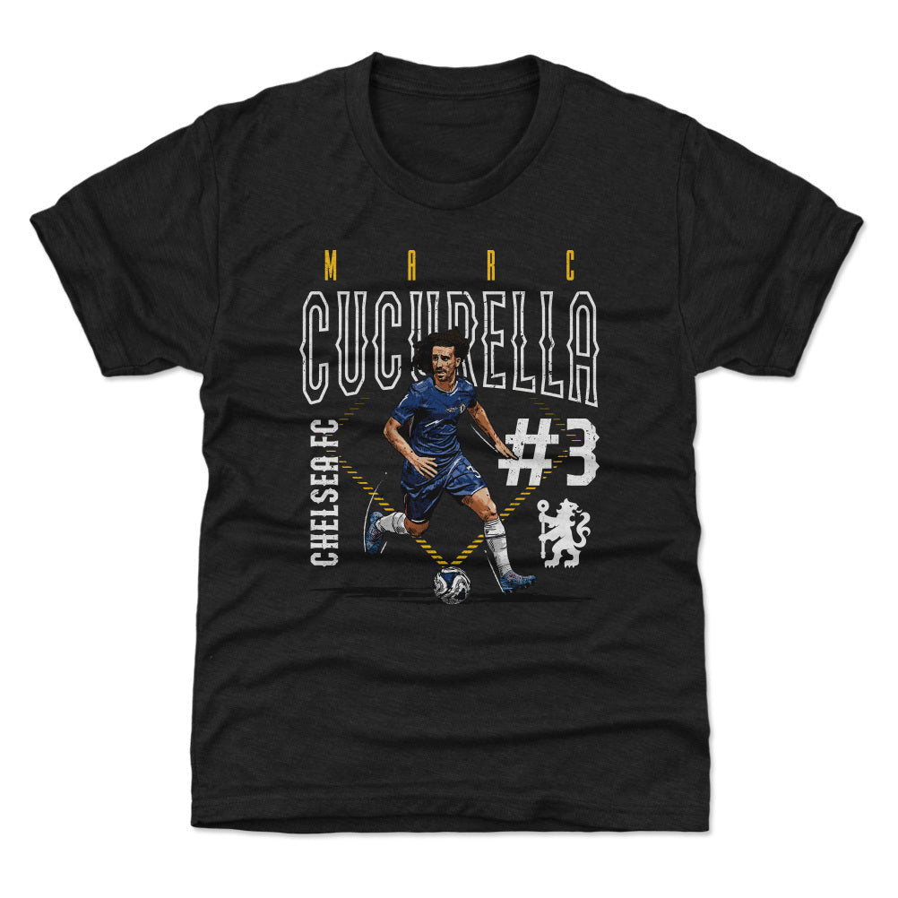 Marc Cucurella Chelsea FC Outline Number WHT