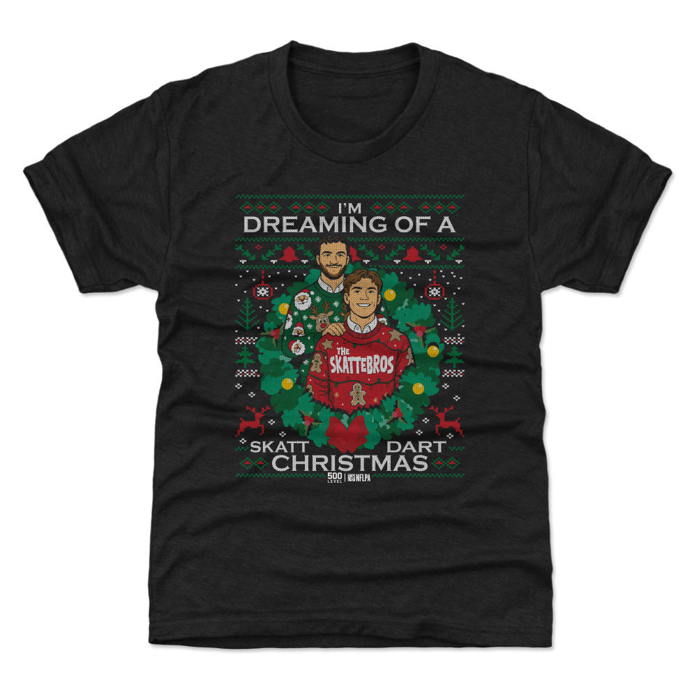Jaxson Dart & Cam Skattebo New York G Ugly Sweater WHT