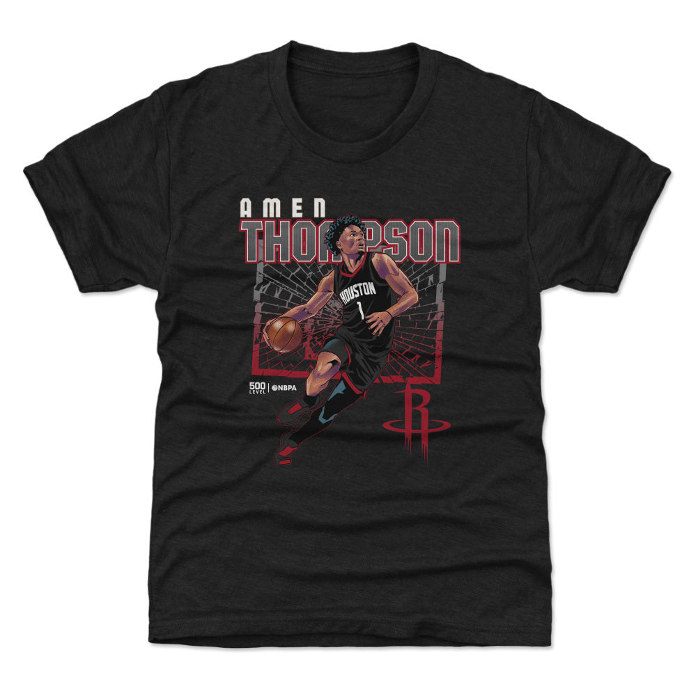 Amen Thompson Houston Rockets Shattered WHT