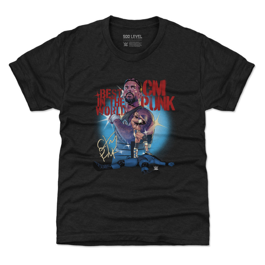 CM Punk Stencil WHT