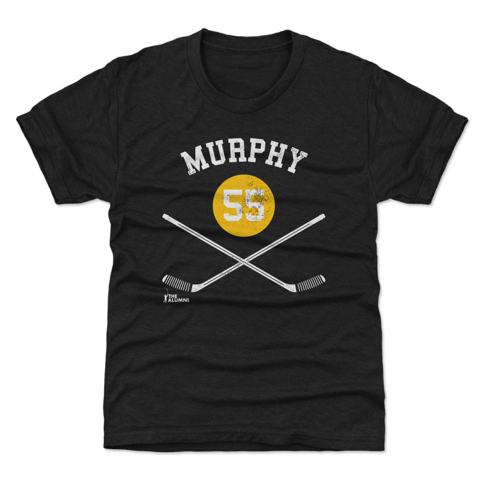Larry Murphy Pittsburgh 55 Sticks WHT