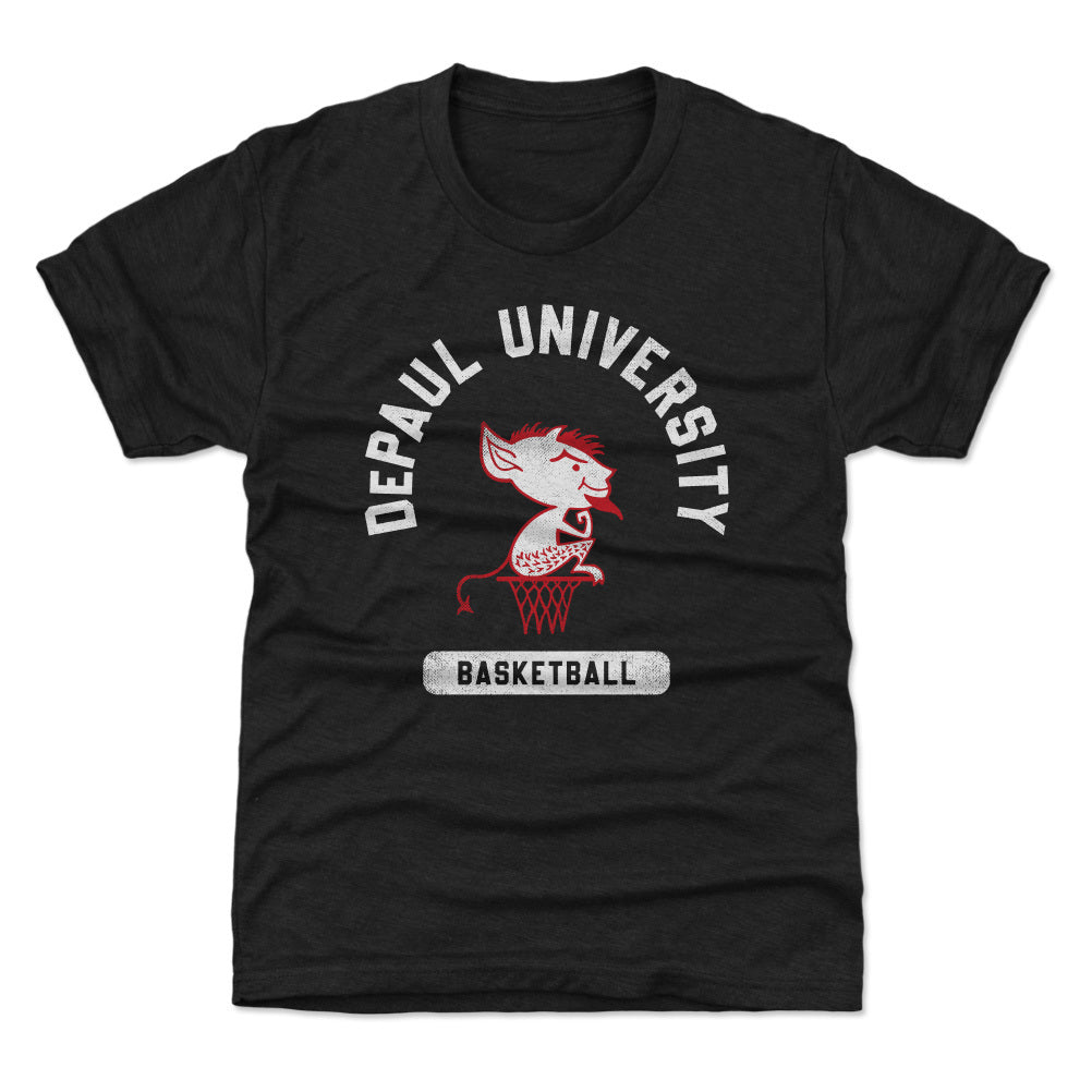 DePaul Blue Demons Mascot Basketball WHT