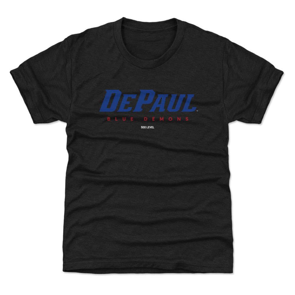 DePaul Blue Demons Wordmark Blue Demons WHT