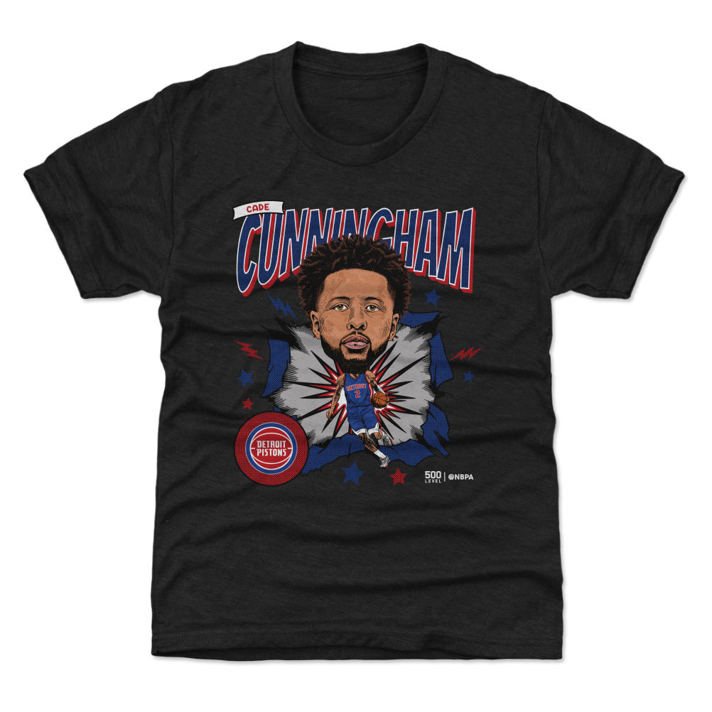 Cade Cunningham Detroit Pistons Caricature WHT