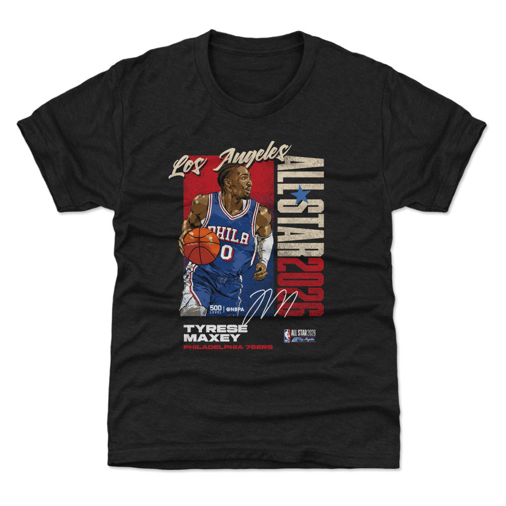 Tyrese Maxey Philadelphia 76ers 2026 NBA All-Star Vertical WHT
