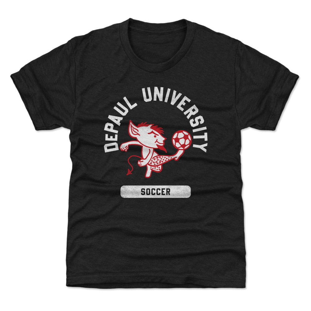 DePaul Blue Demons Mascot Soccer WHT