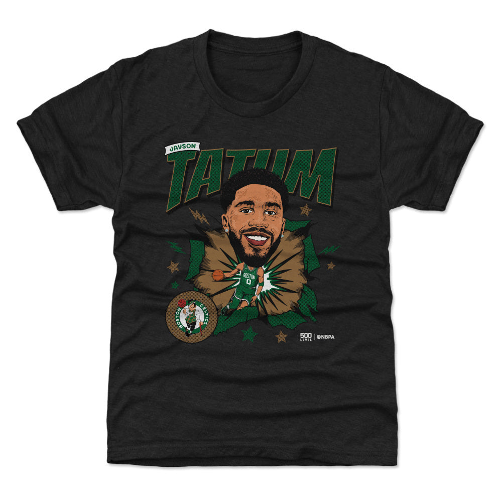 Jayson Tatum Boston Celtics Caricature WHT